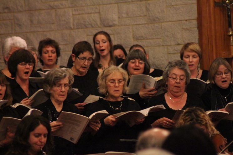 Choir singing