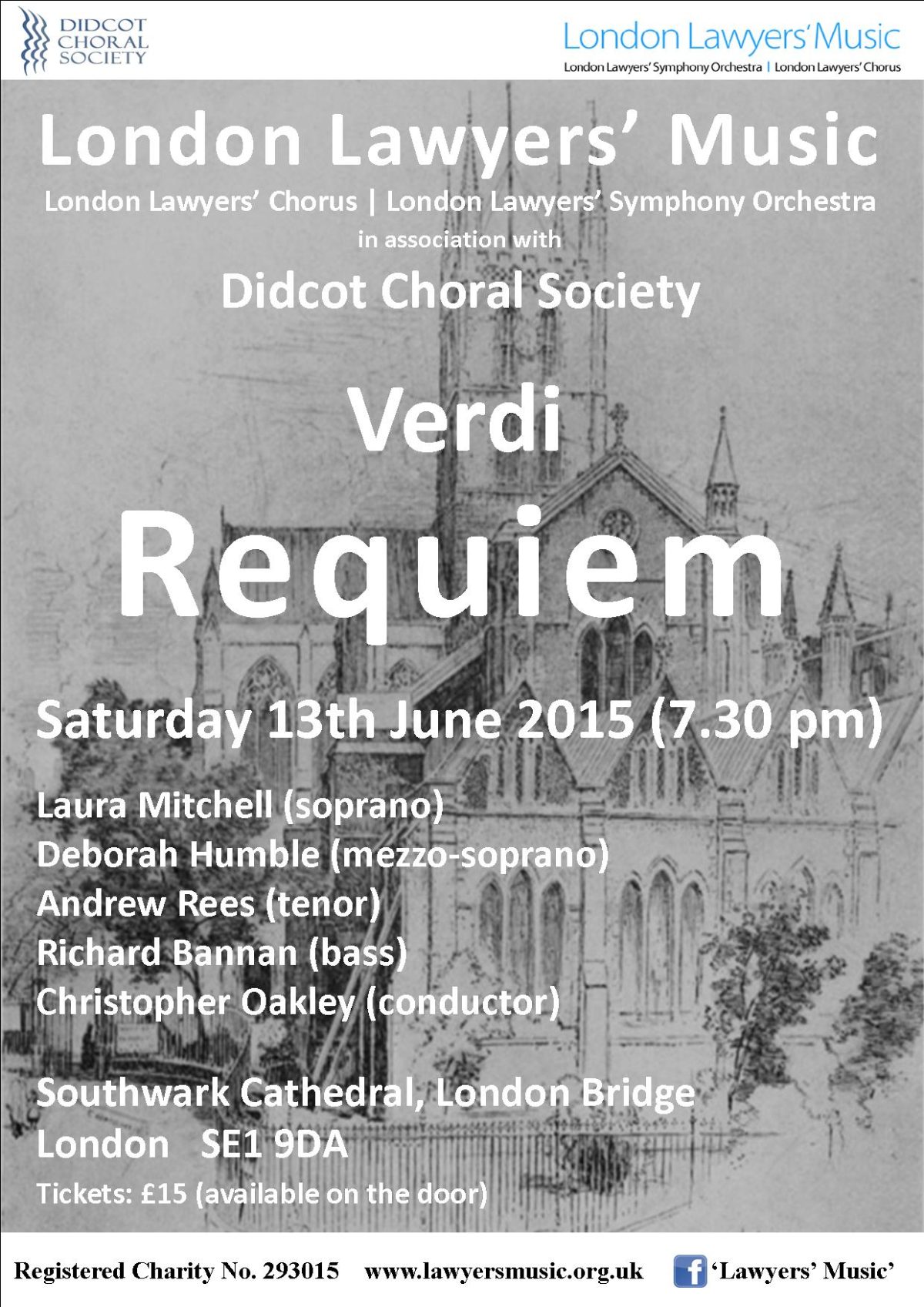 Verdi Requiem (with the London Lawyers' Chorus and Symphony Orchestra)