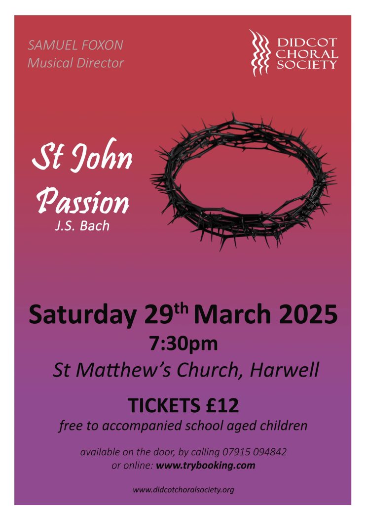 DCS St John Passion Poster